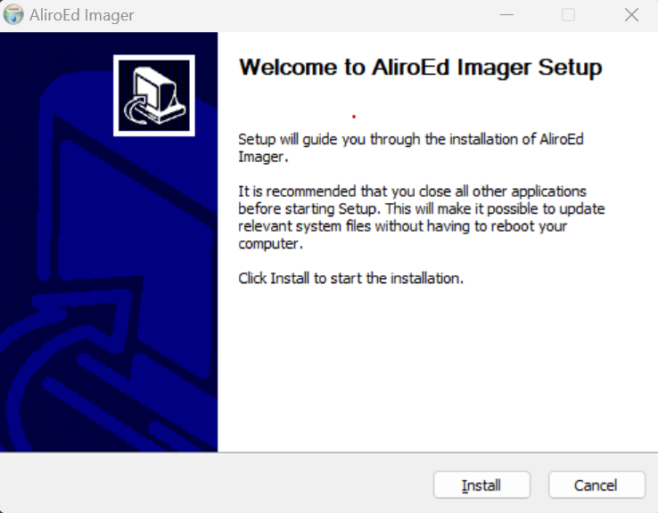 Aliro Imager Install
