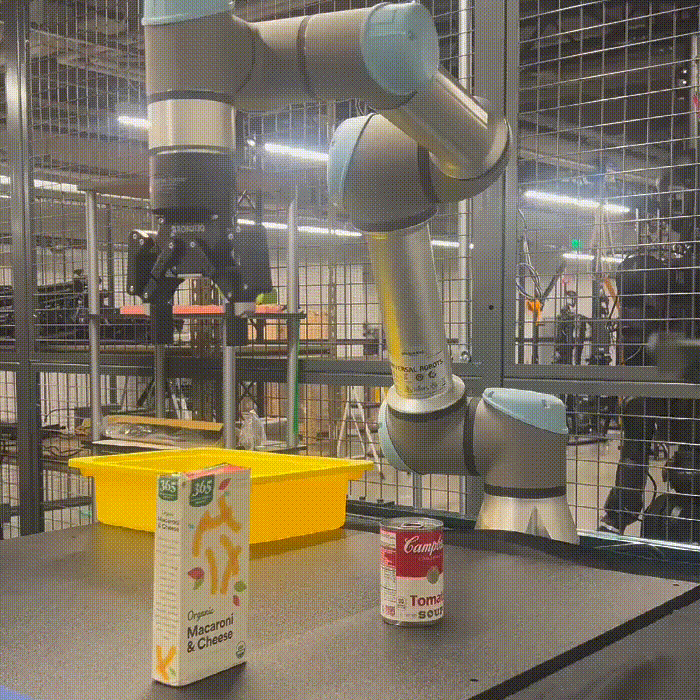 Multi object pick and place example.