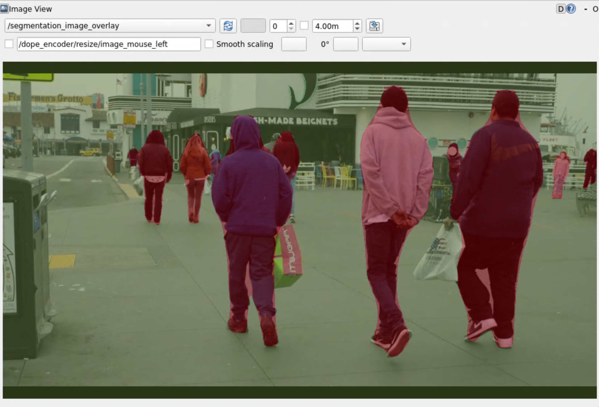 RQT showing alpha blended image