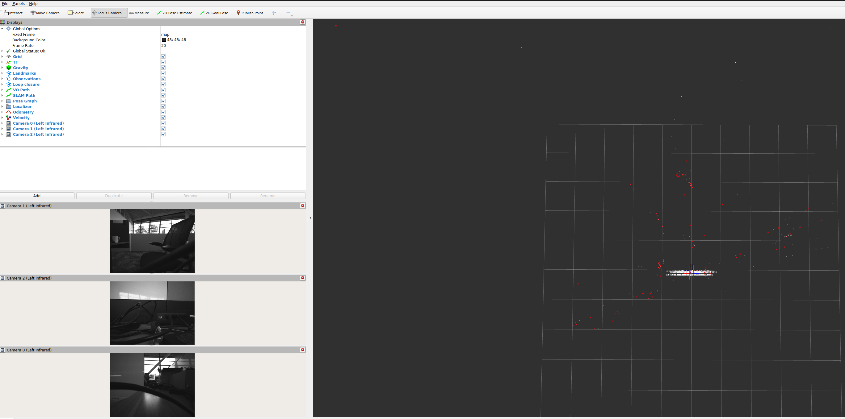 https://media.githubusercontent.com/media/NVIDIA-ISAAC-ROS/.github/release-4.6/resources/isaac_ros_docs/concepts/visual_slam/cuvslam/Rviz_multirealsense_vo_3cam.png/