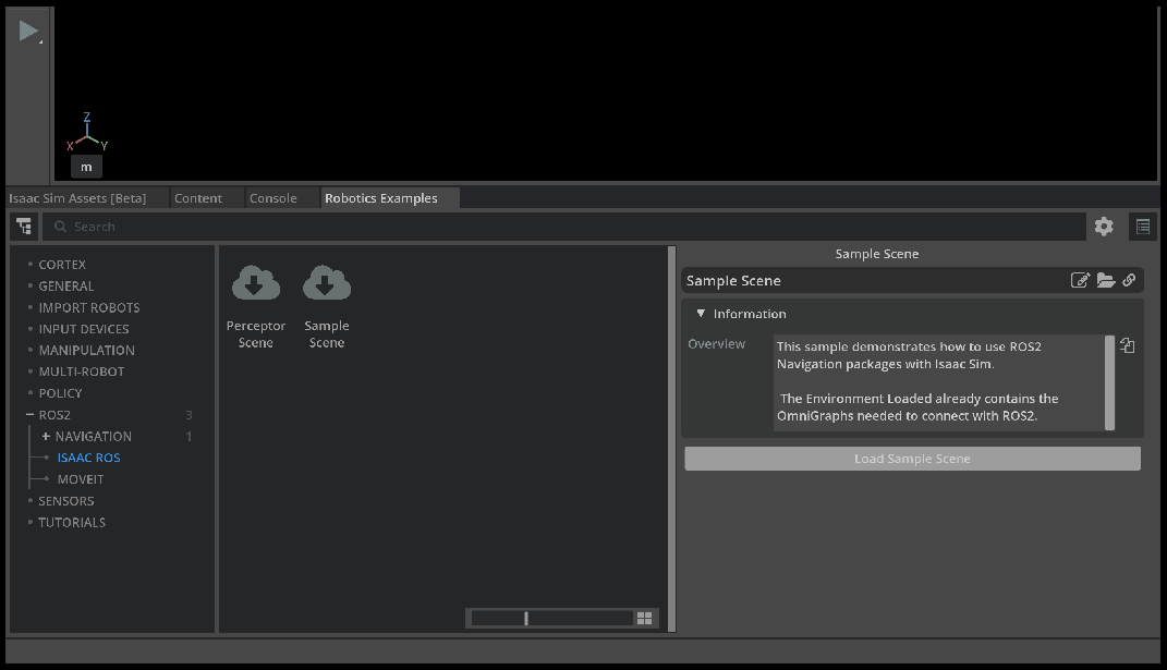 https://media.githubusercontent.com/media/NVIDIA-ISAAC-ROS/.github/release-4.6/resources/isaac_ros_docs/getting_started/isaac_sim_latest_ros_sample_scene.png/