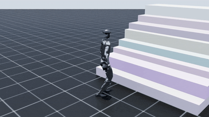 Static-object mode cho stairs, slope, sitting