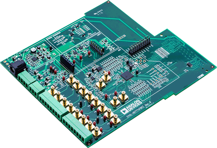 Photo of the EVAL-AD7770FMCZ evaluation board