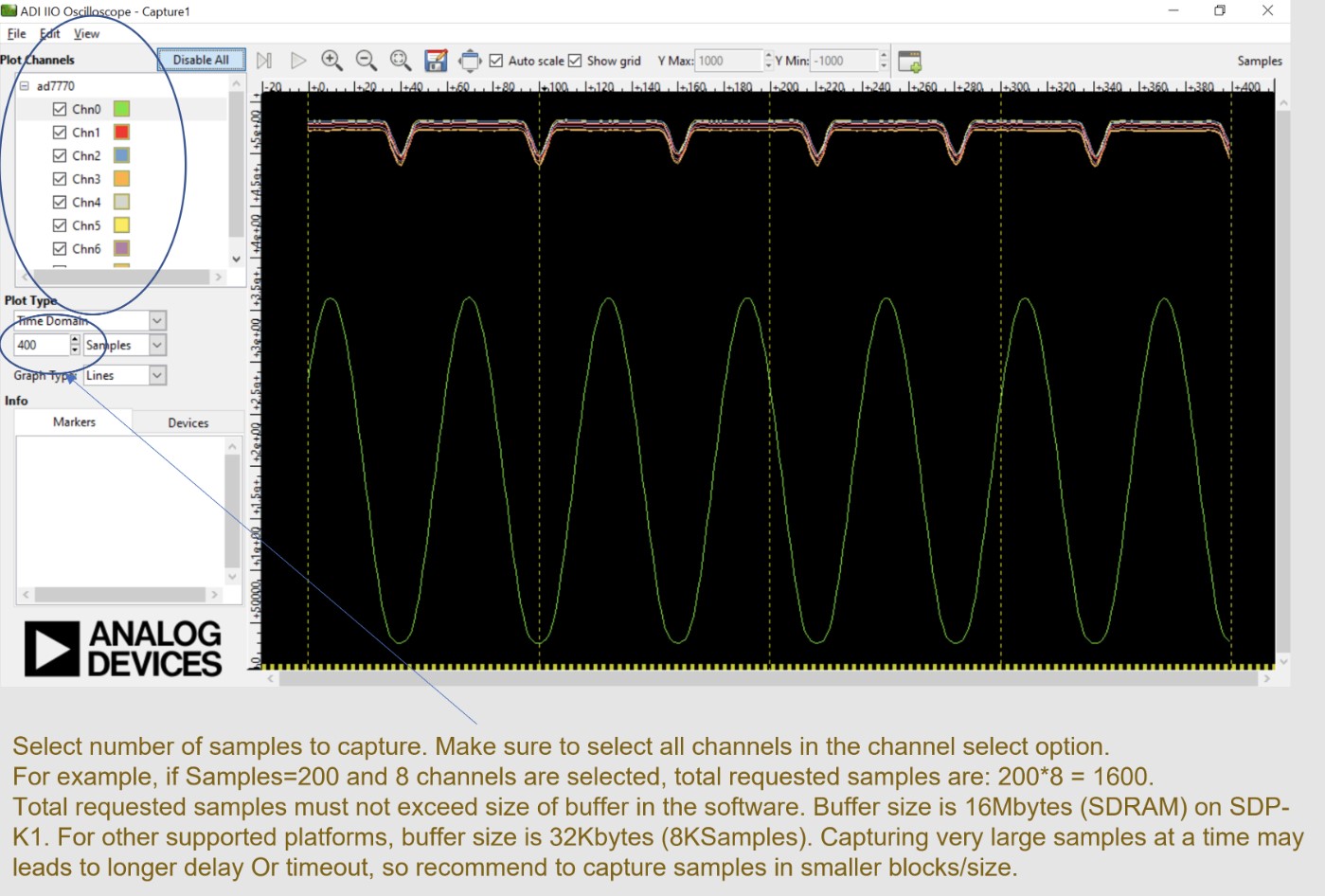AD777x time domain capture in IIO Oscilloscope