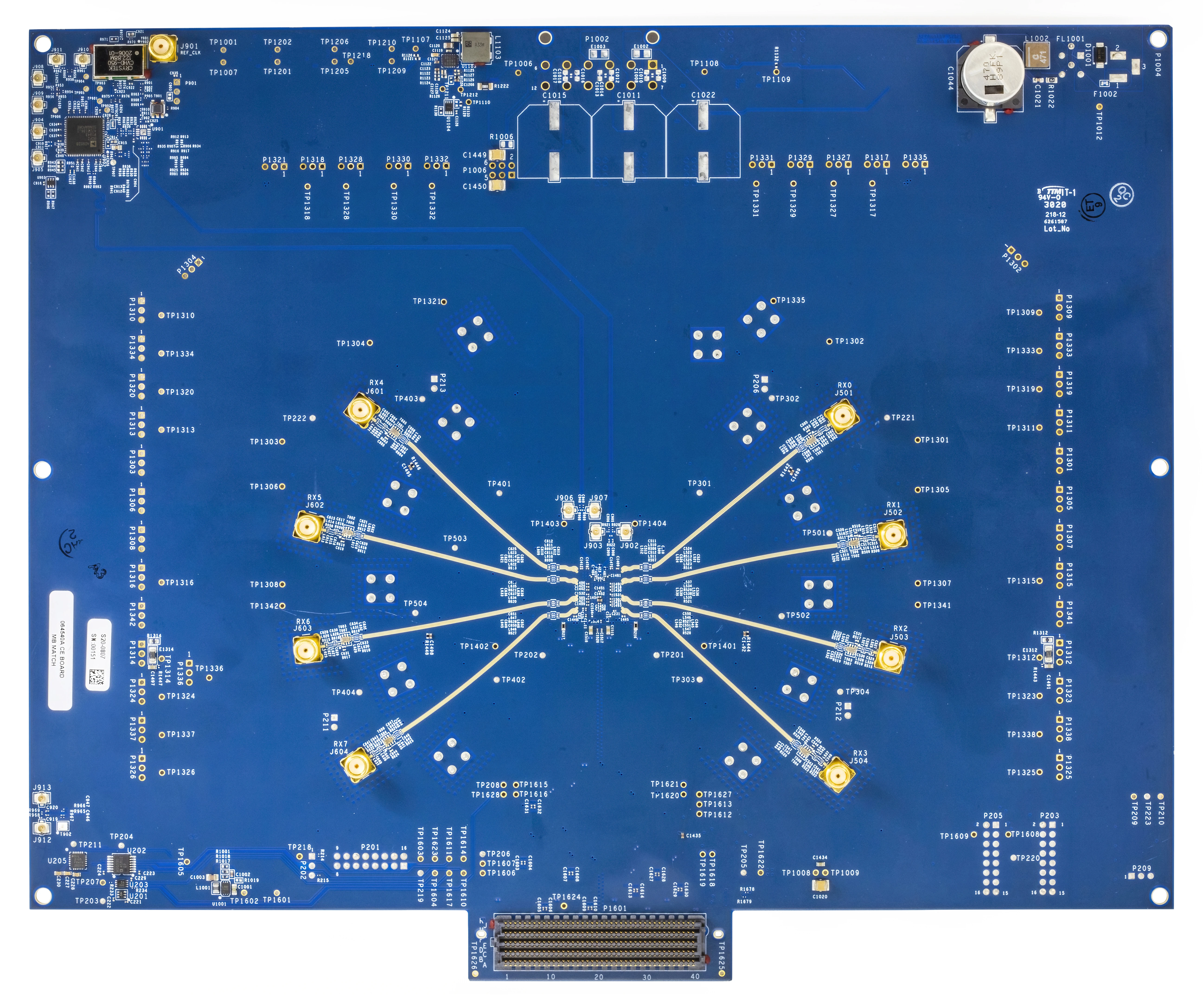 https://media.githubusercontent.com/media/analogdevicesinc/documentation/dac_fmc_ebz/docs/solutions/reference-designs/eval-adrv9032/evaluation-board-bottom.webp