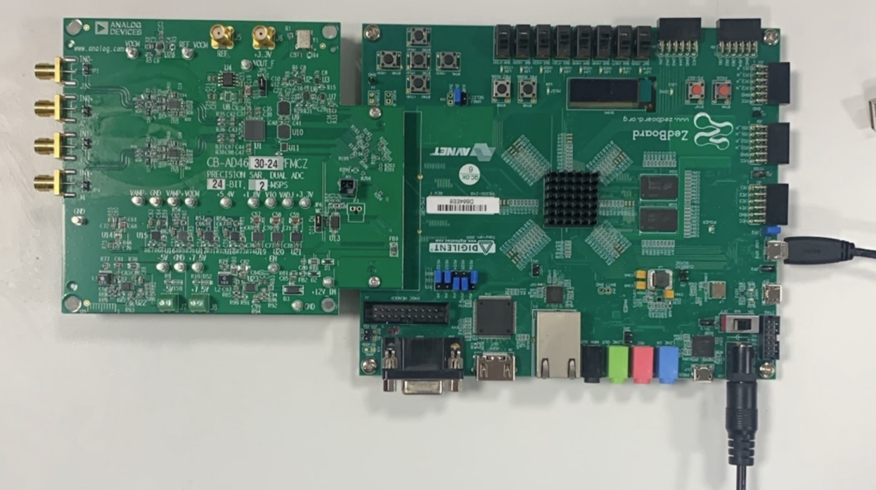 https://media.githubusercontent.com/media/analogdevicesinc/documentation/eval_ad463x_docs/docs/solutions/reference-designs/eval-ad463x-fmcz/images/zedboard_ad4630_24_setup.png