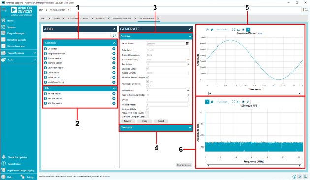 ACE vector generator view