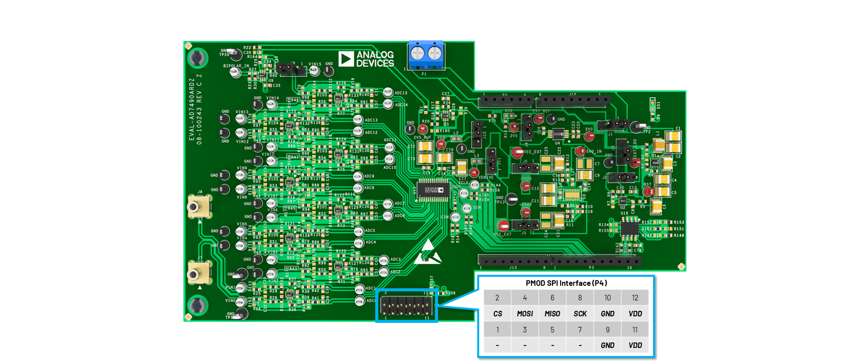 https://media.githubusercontent.com/media/analogdevicesinc/documentation/main/docs/solutions/reference-designs/eval-ad7490ardz/images/pmod-spi-interface.png