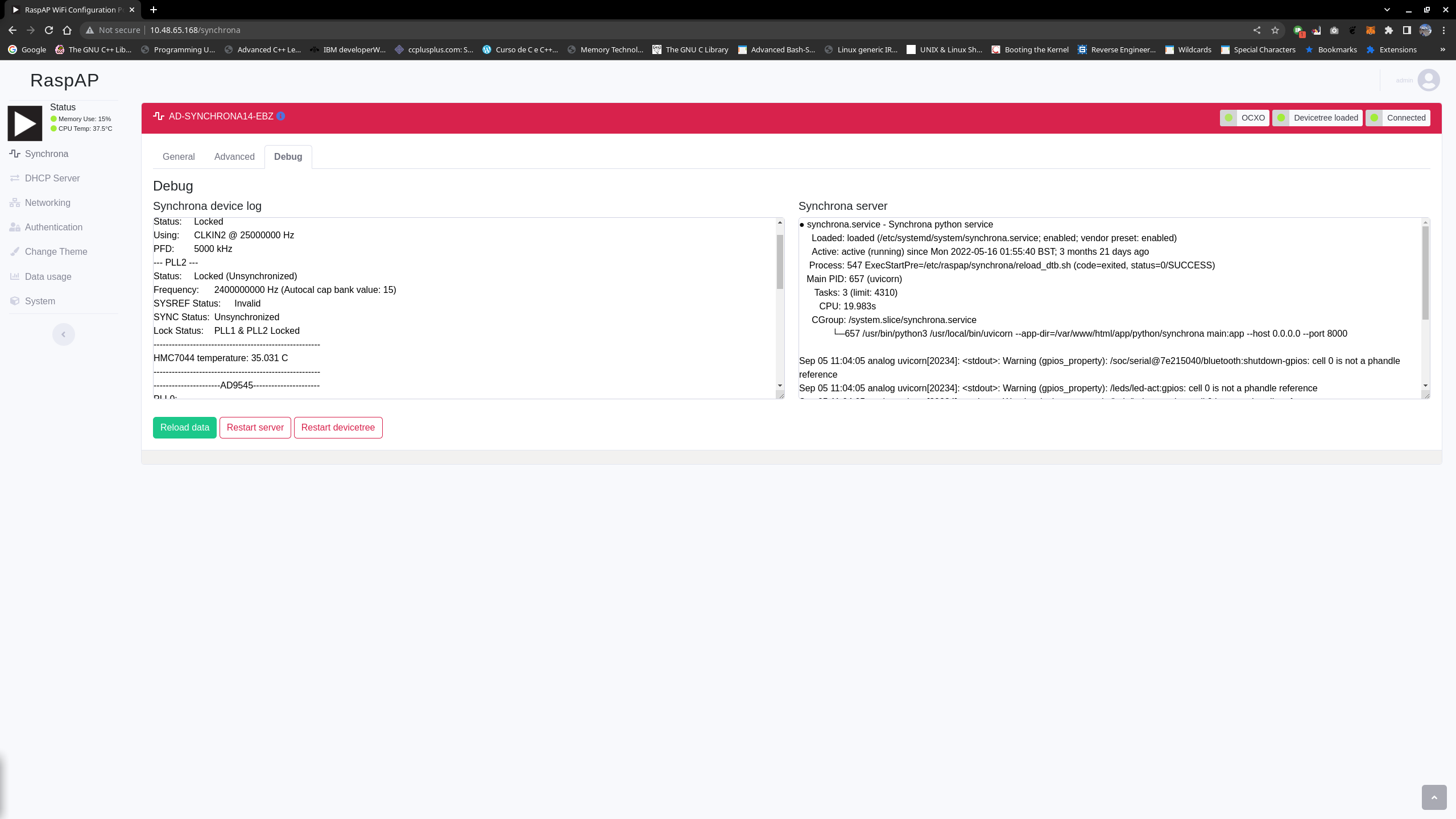 https://media.githubusercontent.com/media/analogdevicesinc/system-level/main/docs/solutions/reference-designs/ad-synchrona14-ebz/synchrona_debug.png