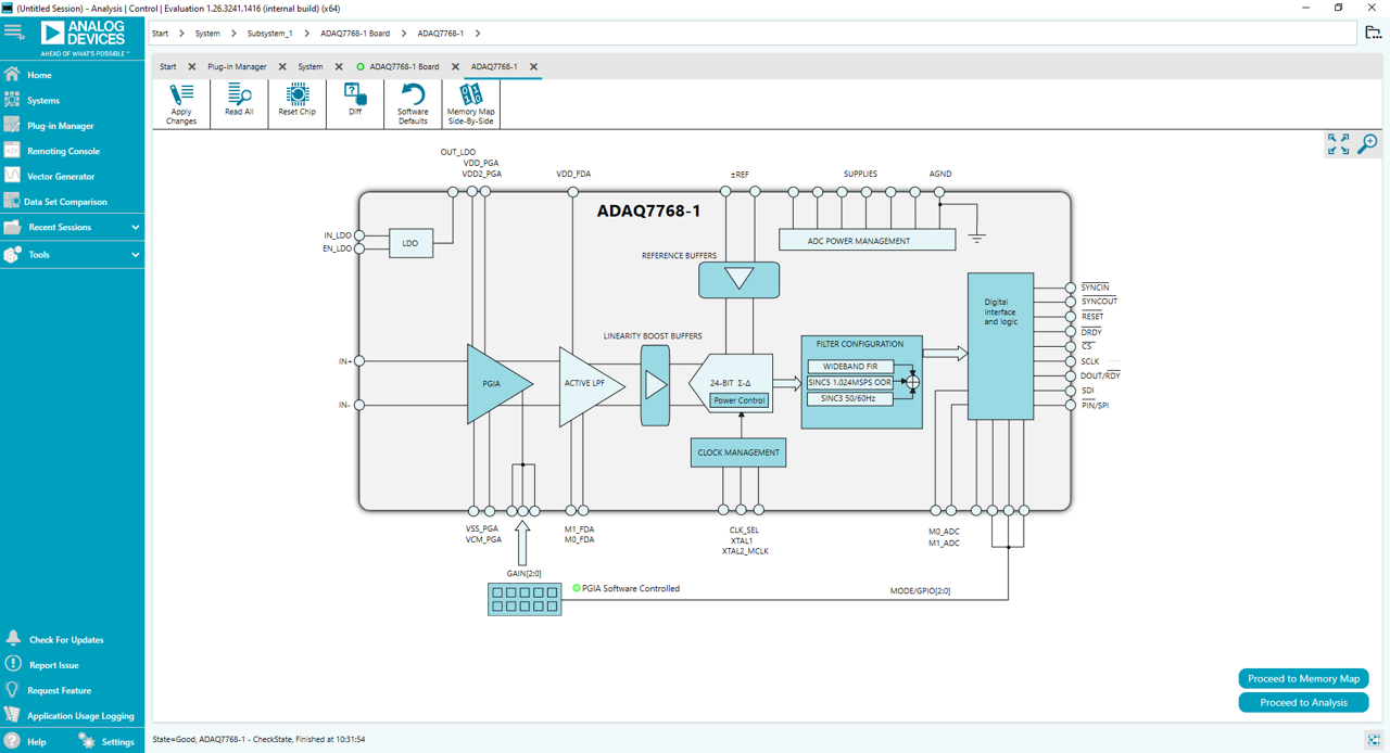 https://media.githubusercontent.com/media/analogdevicesinc/system-level/main/docs/solutions/reference-designs/ad7768-1-evb/images/fig_15_ev-adaq7768-1fmc1z_chip_view_new.png