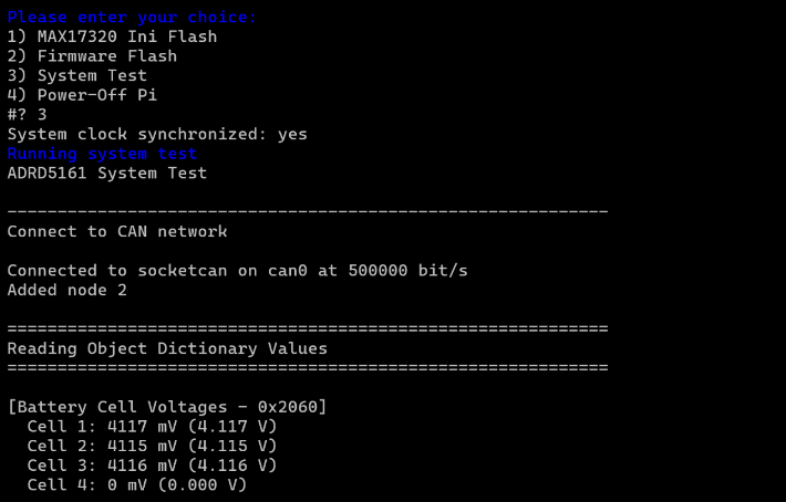 https://media.githubusercontent.com/media/analogdevicesinc/system-level/main/docs/solutions/reference-designs/adrd5161-01z/production_testing/images/system_test_screen_1.png