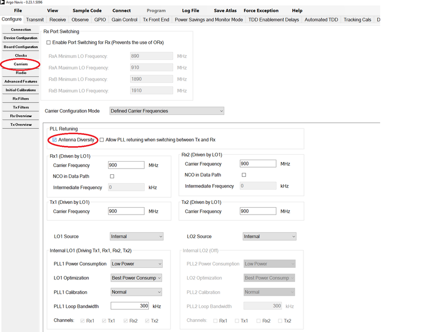 https://media.githubusercontent.com/media/analogdevicesinc/system-level/main/docs/solutions/reference-designs/adrv9002/images/tes_diversity_settings_2.png