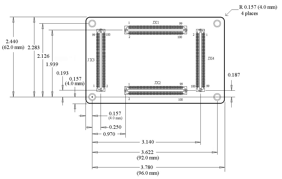 Connector Dimensions