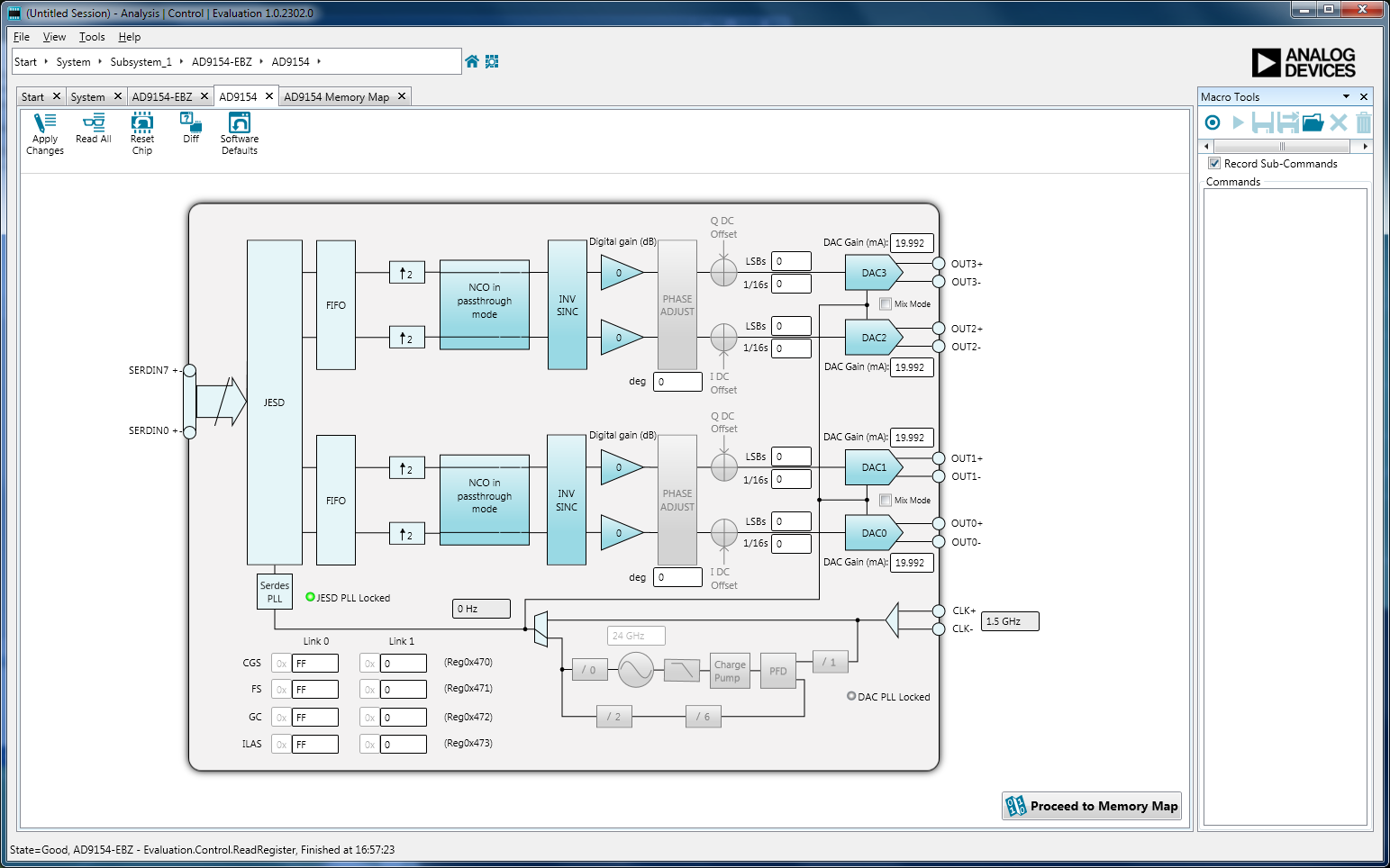 https://media.githubusercontent.com/media/analogdevicesinc/system-level/main/docs/solutions/reference-designs/dac-fmc-ebz/images/ace_ad9154_ebz_block.png