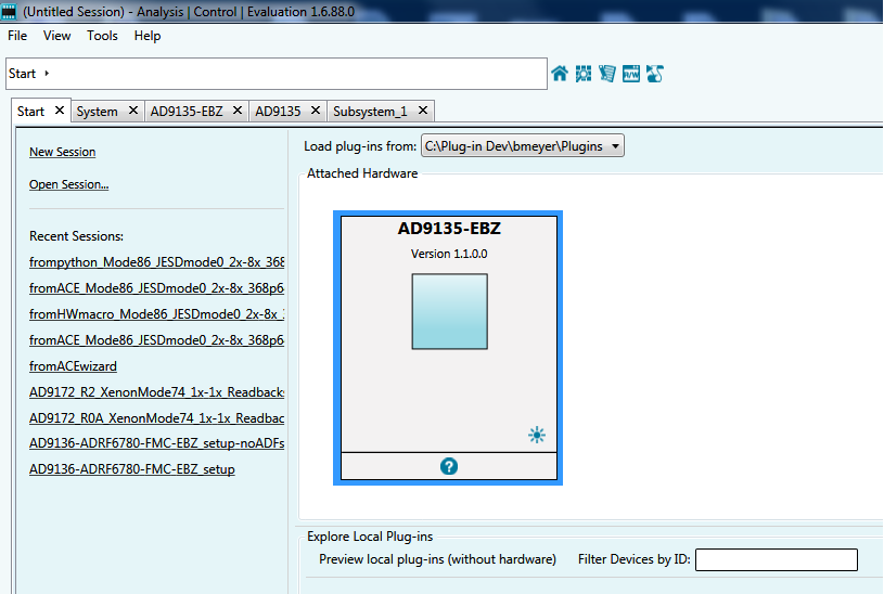 https://media.githubusercontent.com/media/analogdevicesinc/system-level/main/docs/solutions/reference-designs/dac-fmc-ebz/images/ad9135_detected.png