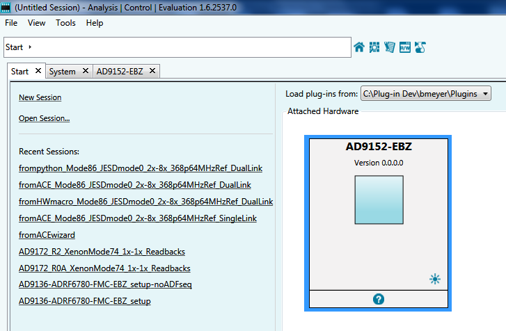 https://media.githubusercontent.com/media/analogdevicesinc/system-level/main/docs/solutions/reference-designs/dac-fmc-ebz/images/ad9152_detected_new.png