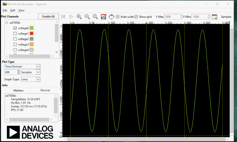 https://media.githubusercontent.com/media/analogdevicesinc/system-level/main/docs/solutions/reference-designs/eval-ad7606x/images/ad7606_iio_oscilloscope_data_capture_freq_domain.gif