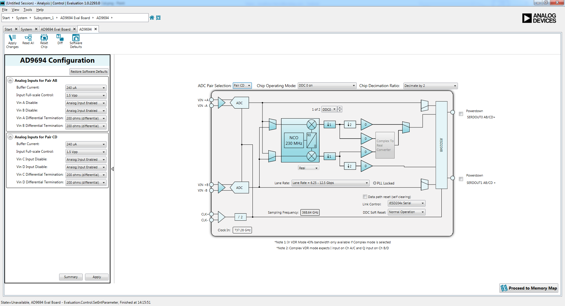 https://media.githubusercontent.com/media/analogdevicesinc/system-level/main/docs/solutions/reference-designs/eval-ad9694/images/9694_ace_device_view_1ddc_complexinout_paircd.png