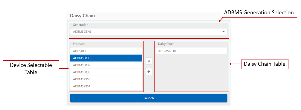 https://media.githubusercontent.com/media/analogdevicesinc/system-level/main/docs/solutions/reference-designs/eval-adbms6830bmsw/software-guide/daisy_chain_connection_v.2.0.png
