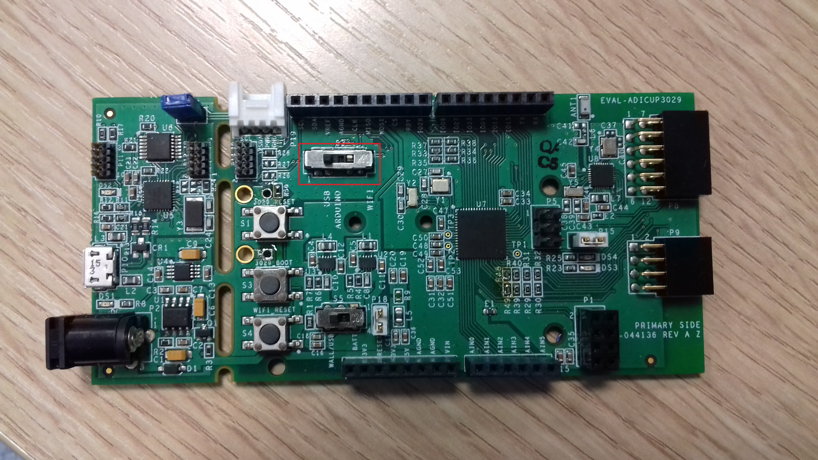 https://media.githubusercontent.com/media/analogdevicesinc/system-level/main/docs/solutions/reference-designs/eval-adicup3029/images/adicup3029_front_refrence_s2_position_for_usb.jpg