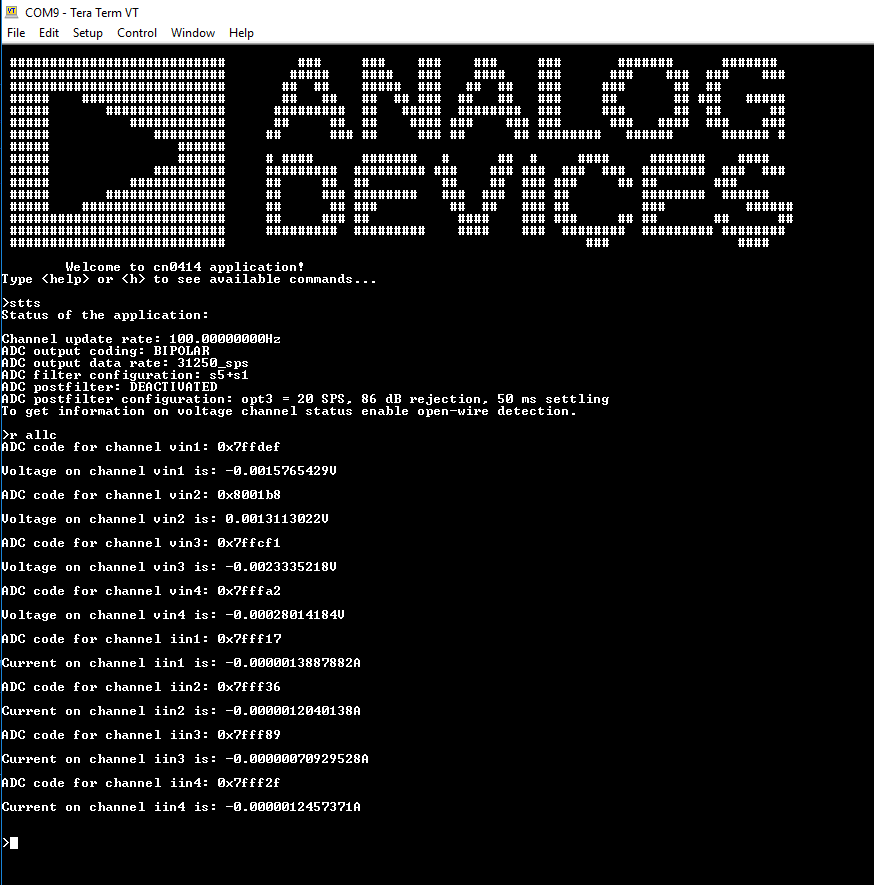 Terminal example