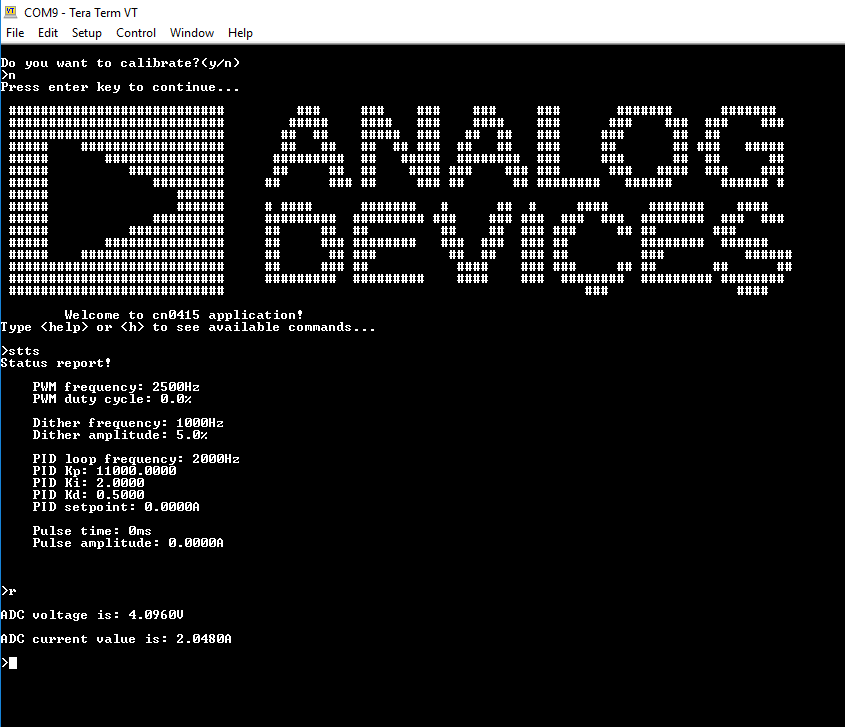 Terminal example