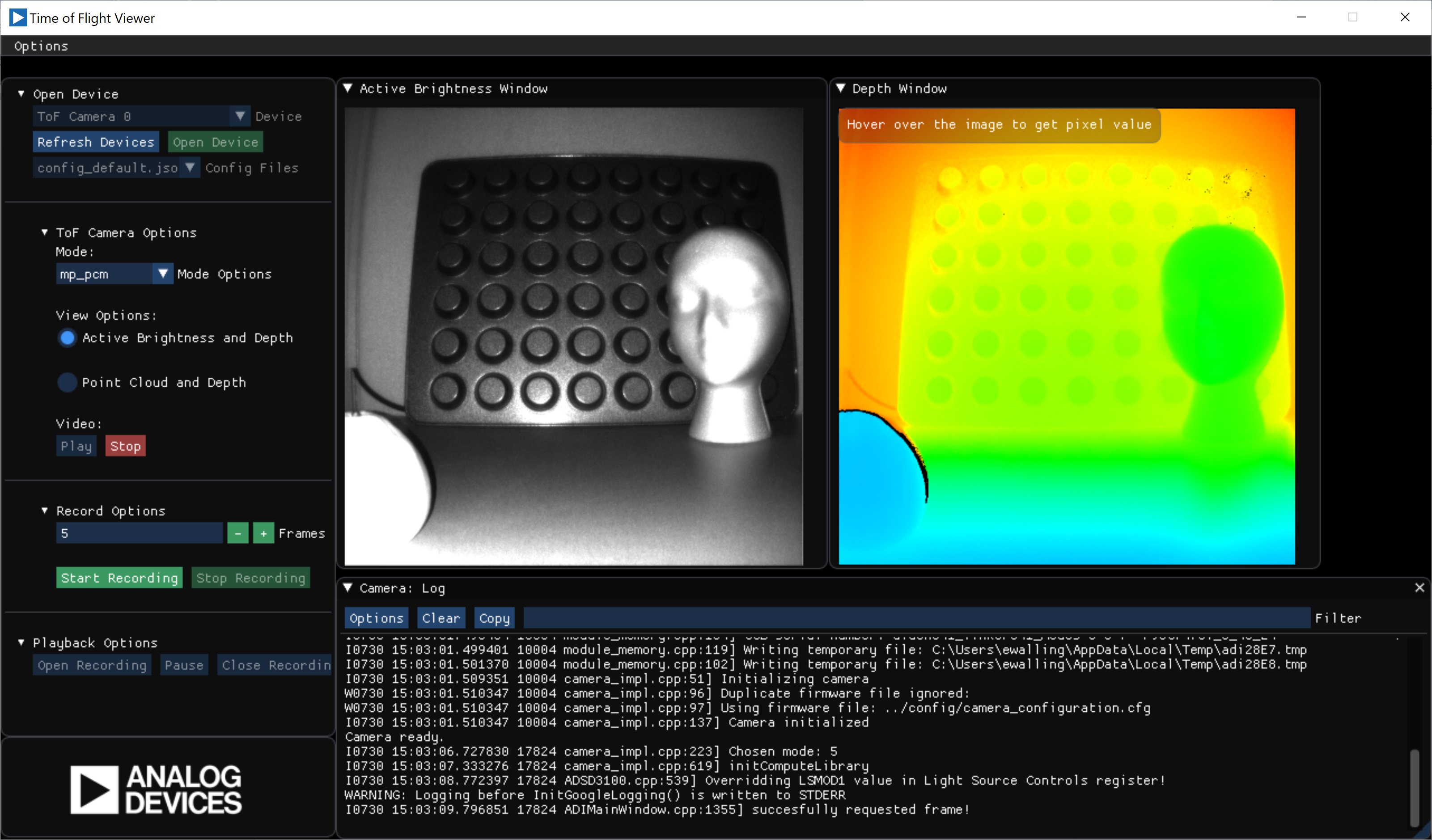 Active Brightness and Depth
