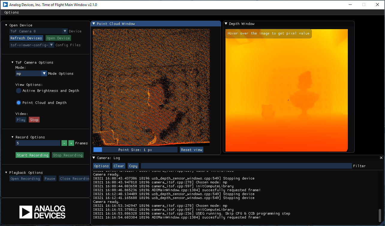 Point Cloud and Depth