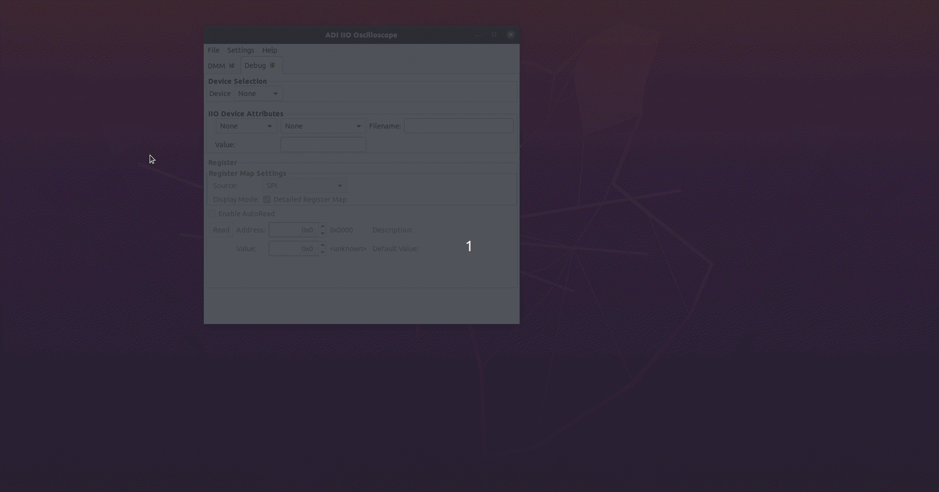Debug View ADXL314