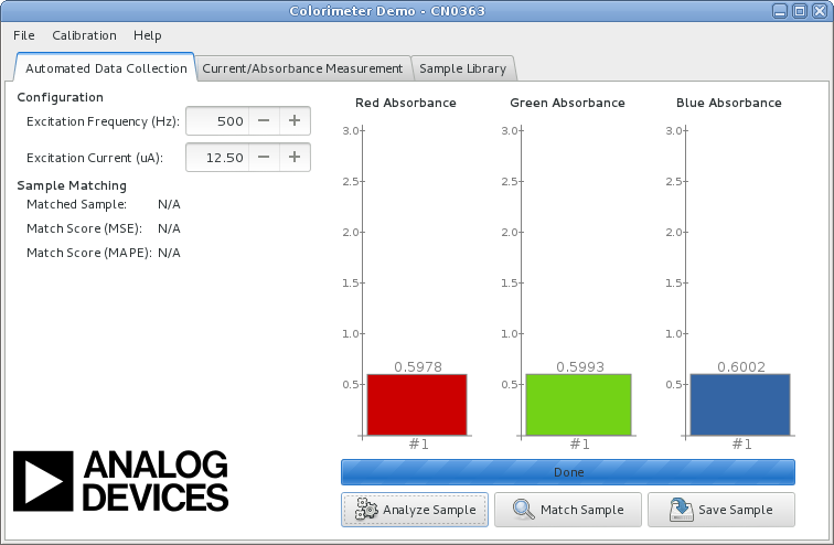 Automated Data Collection Tab