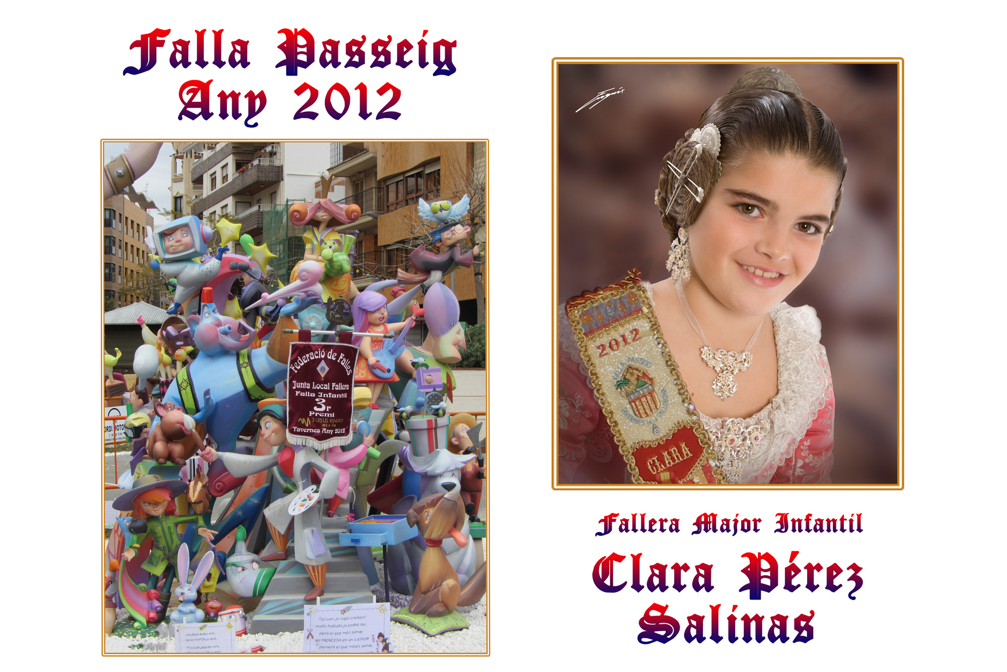 Fallera Major Infantil 2012