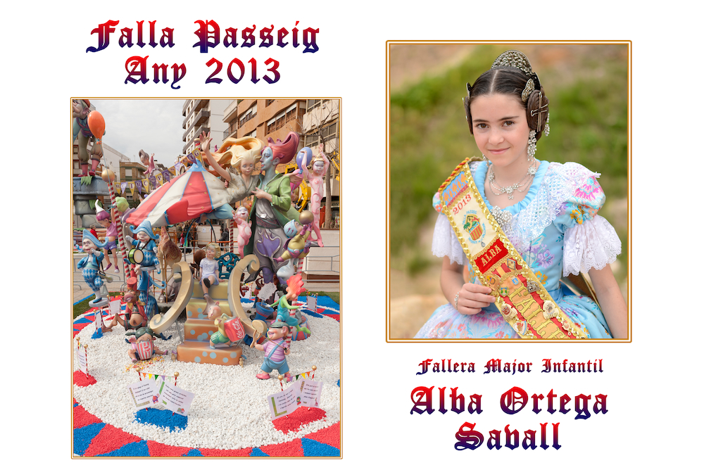 Fallera Major Infantil 2013