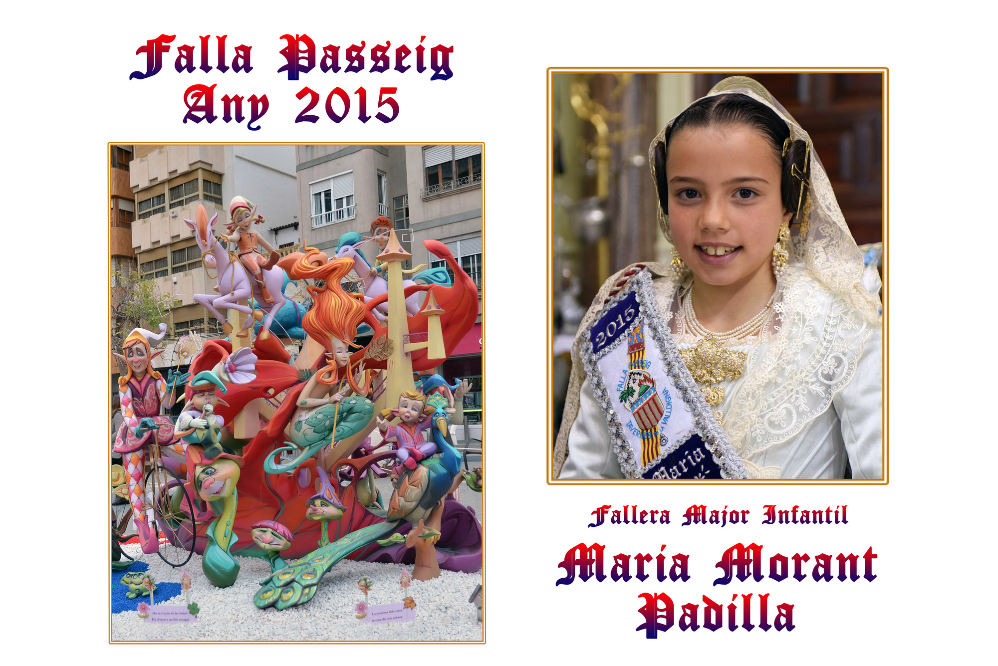 Fallera Major Infantil 2015