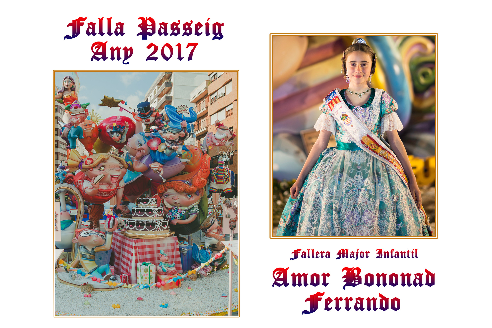 Fallera Major Infantil 2017