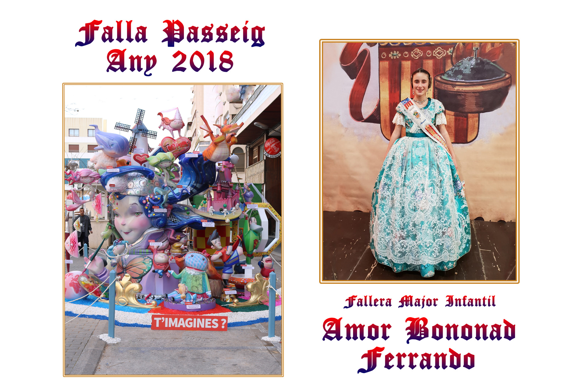 Fallera Major Infantil 2018