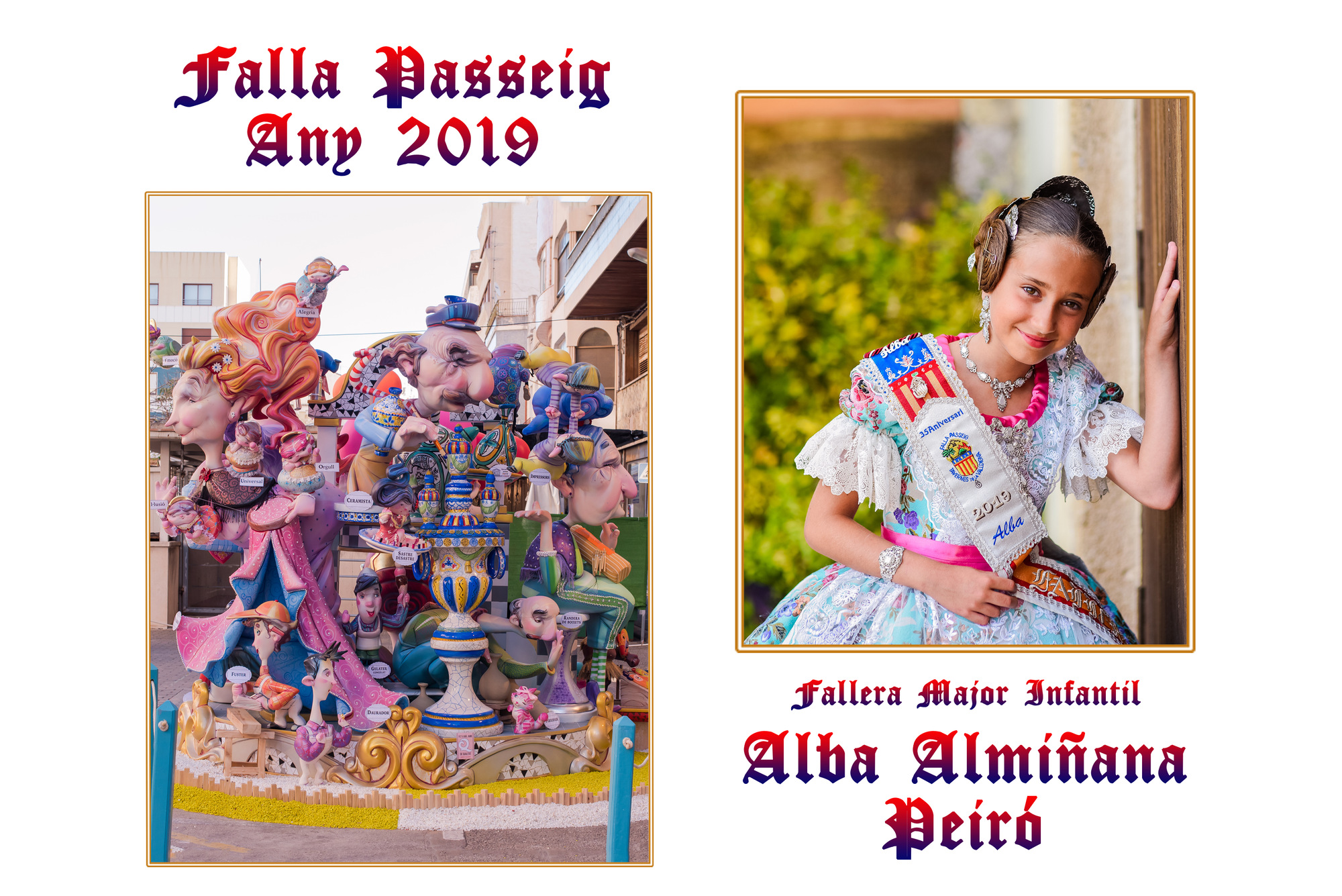 Fallera Major Infantil 2019