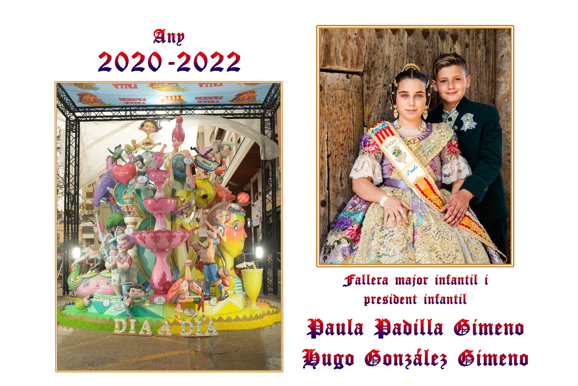 Fallera Major Infantil 2020-2022