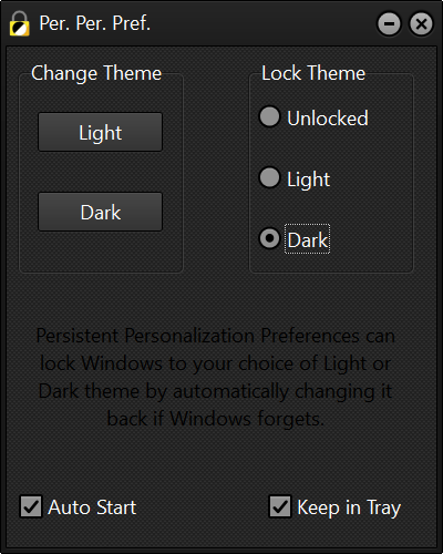 PerPerPref Locked Dark