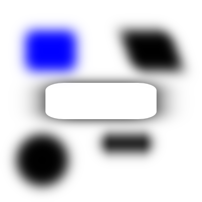 Blurred rounded rectangles