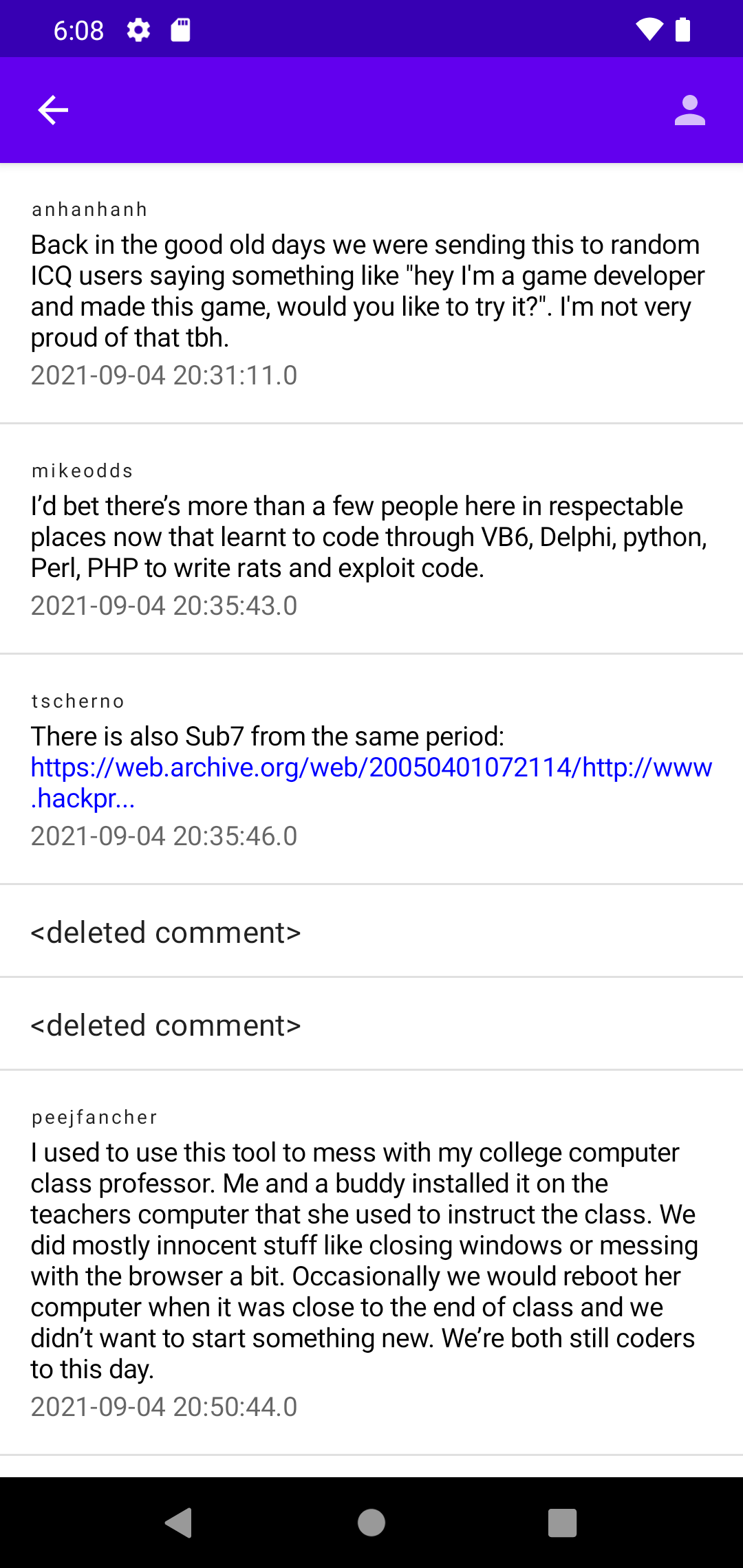 Comments