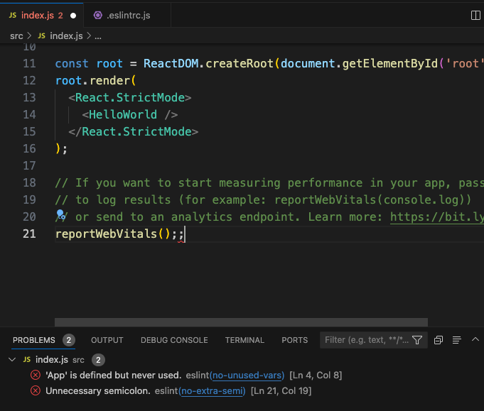 Node js код. JAVASCRIPT код. React add Visual Studio code. Search code in js.