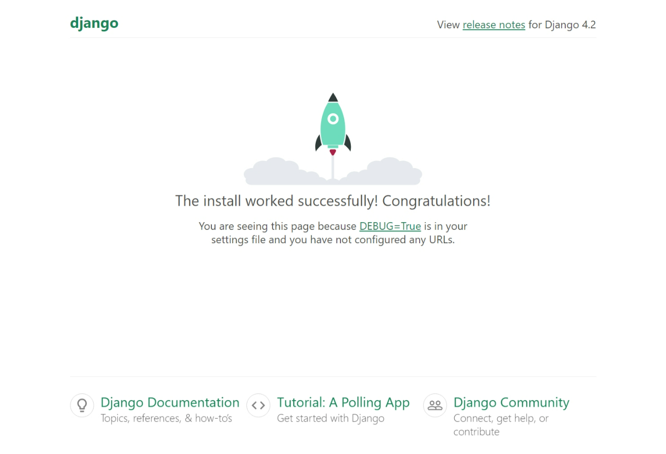 django-empty-project-success.png