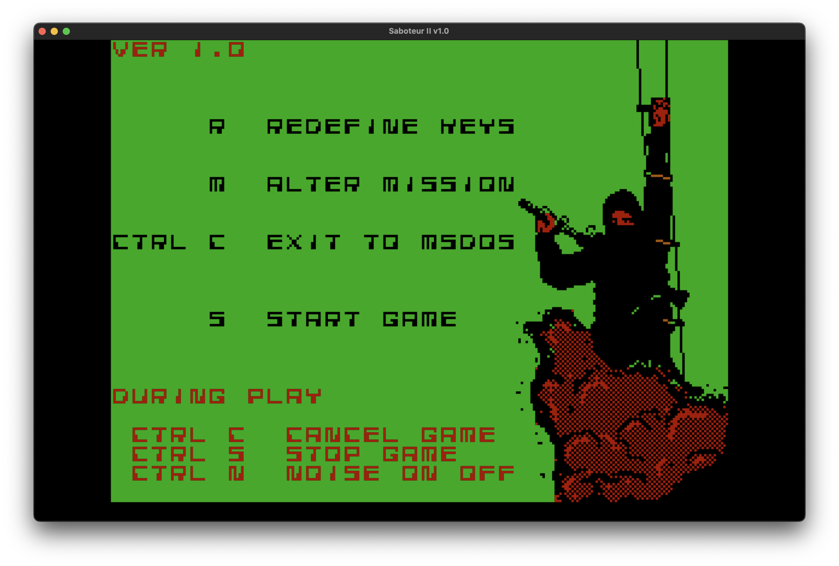 Title screen (Menu)
