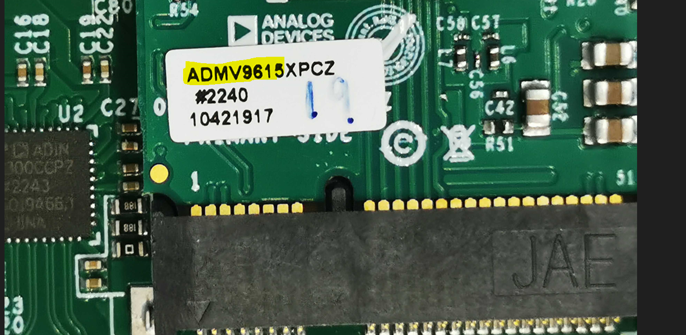 https://media.githubusercontent.com/media/plescaevelyn/adi-documentation/admv96s_prod_test/docs/solutions/reference-designs/admv96s-wgbe-ek1/production_testing/images/admv9615_label.png