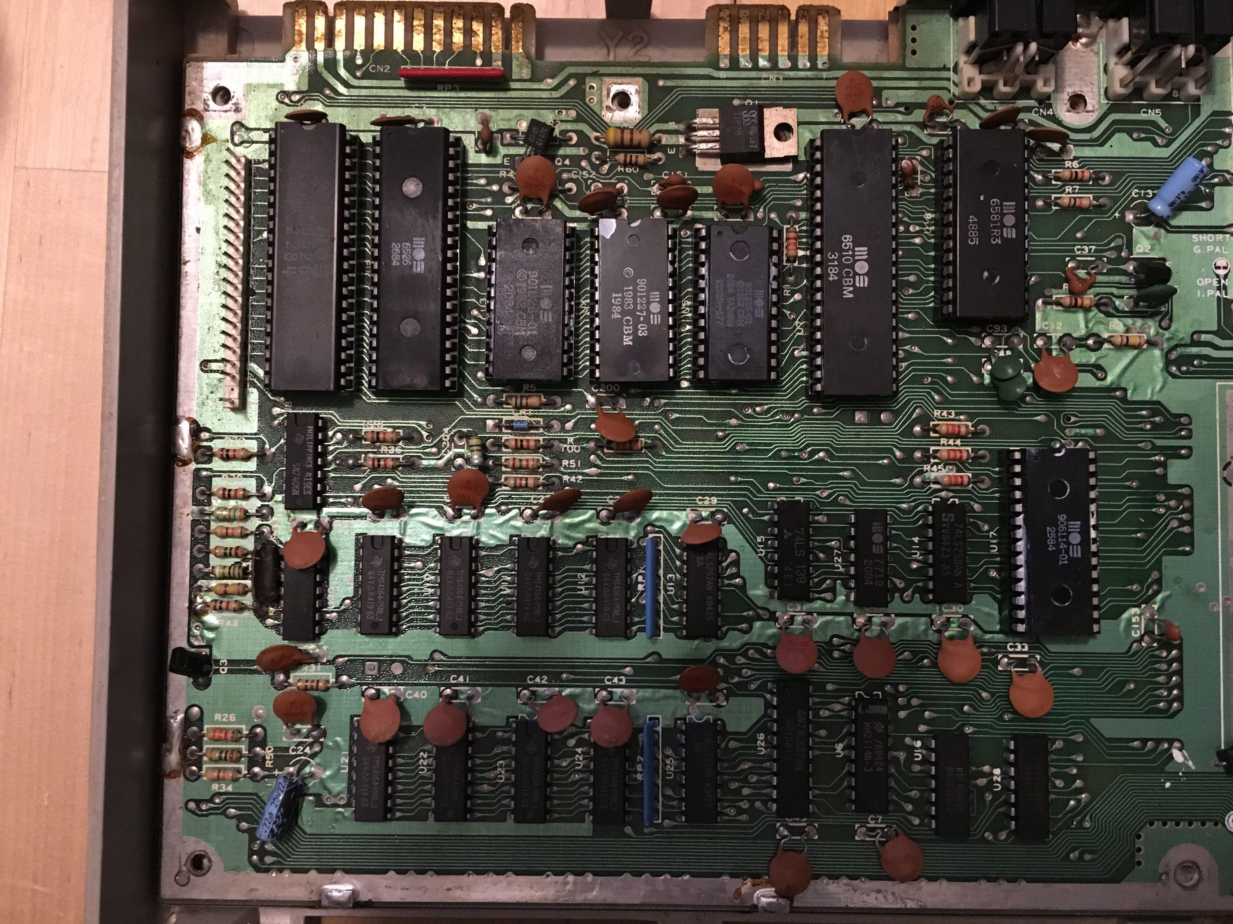 Commodore internal view left