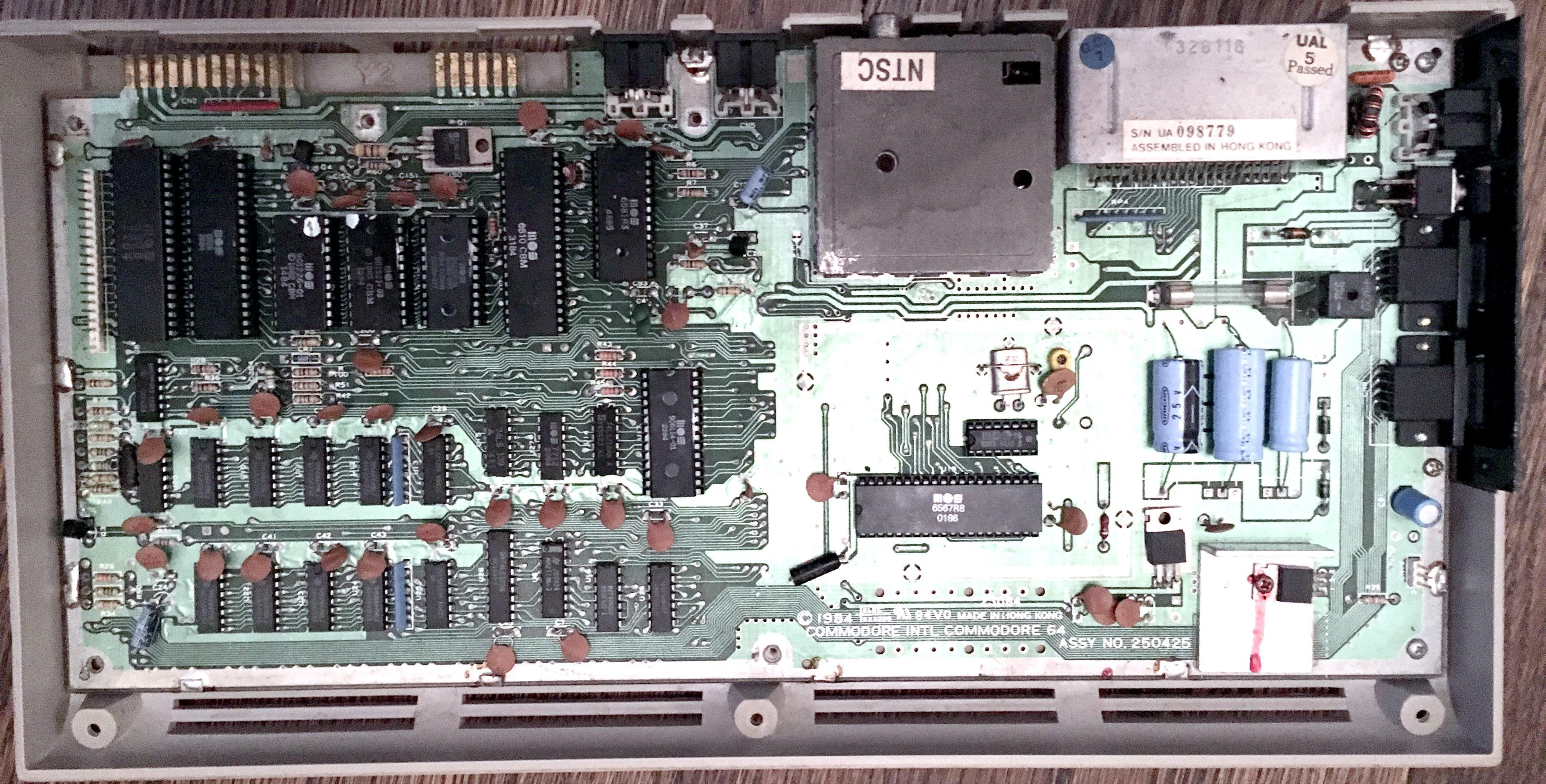 Commodore internal view 