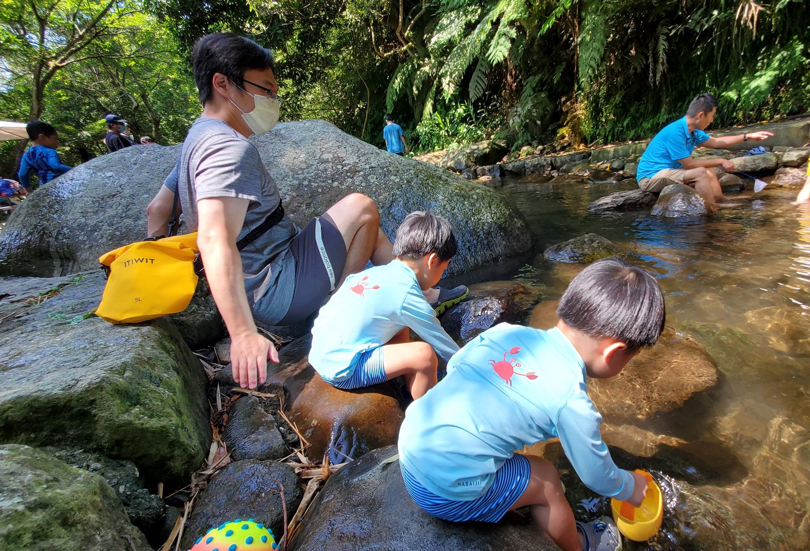陽明山 福田園休閒農場：小溪玩水安全清涼/玻璃屋喝咖啡/ 芬