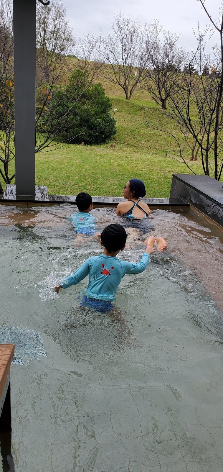 桃園中壢 南方莊園：親子室內溫水游泳池/ 室內外泡湯/ fu
