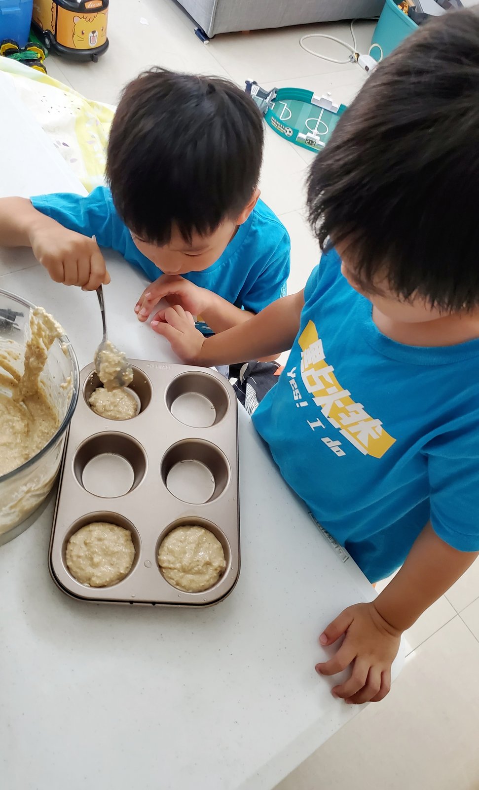 食譜 香蕉杯子蛋糕：簡單一鍋到底/ 香甜美味/ 親子烘焙