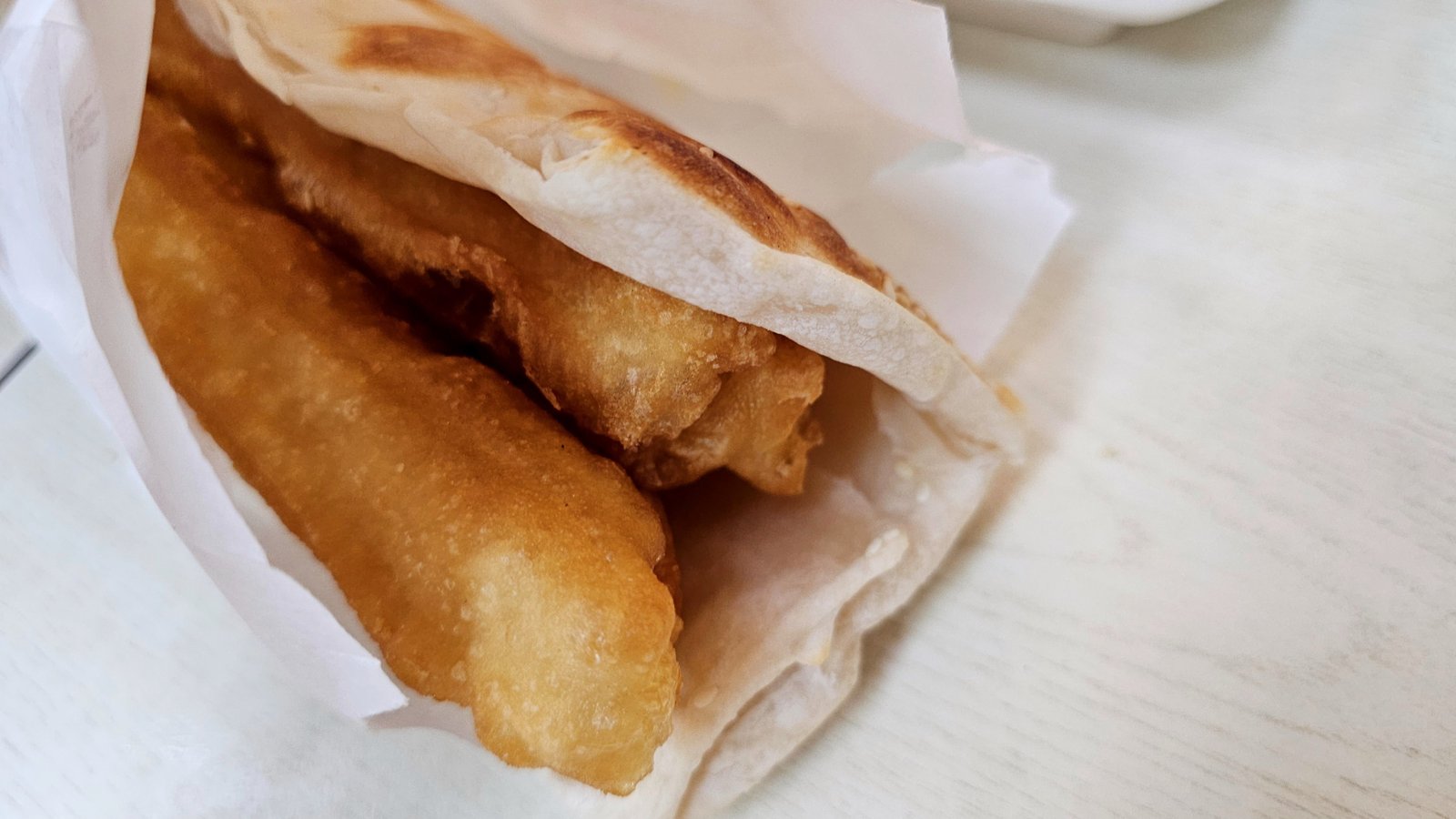 天母豆漿：現擀餅皮/ 古早味的美味早餐